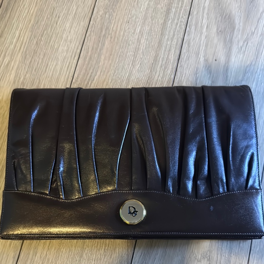 Elegant Brown leather  Clutch